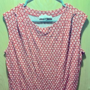 Ann Taylor Loft Dress | Red & White Print